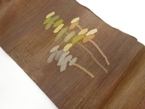 抽象松模様織出し名古屋帯